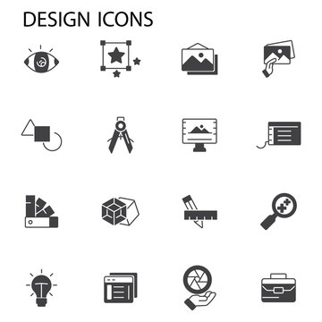 design icons set . design pack symbol vector elements for infographic web