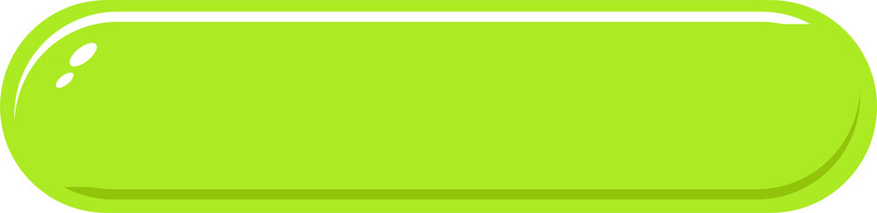 Colorful blank button square 3d push button