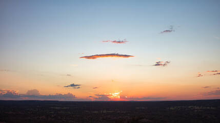 Sunset over the Hills