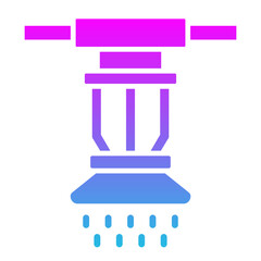 Sprinkler Glyph Gradient Icon