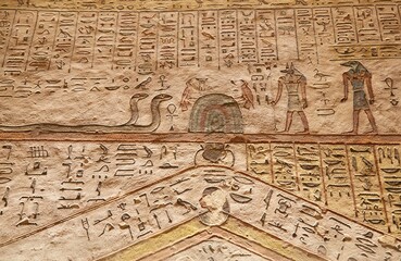 Fototapeta premium The Tomb of Ramesses III in Valley of the Kings