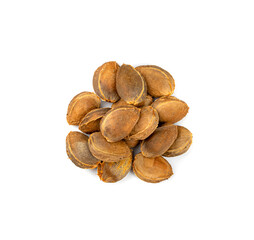 Apricot Kernels Isolated, Apricot Pits Pile, Fruit Seeds
