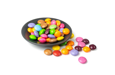 Small Round Candies Isolated