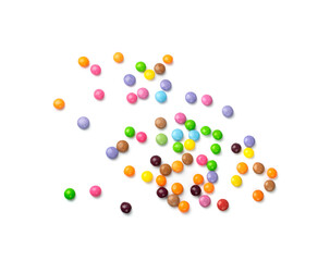 Small Round Candies Isolated