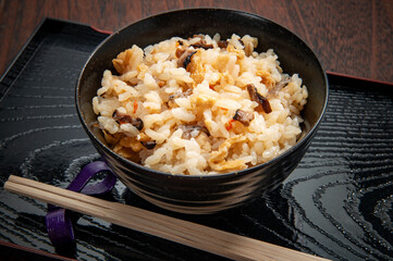 日本の家庭料理、手作り五目ご飯