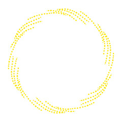 a circle of dots and different shapes and stripes. the cover design is a round frame in the doodle style. it is suitable for the design of a hand maid and much more. easy fun design for you.
