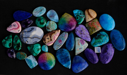 Colorful gemstones 