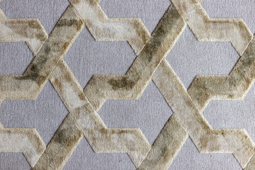 Background of geometric carpet 