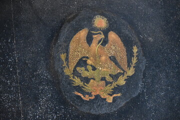Early Mexican National Emblem on 19th c. Carriage