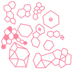 doodle sketches with a line on the theme of a fabulous city. geometric and floral motifs are used. simple drawings for decoration. coloring stickers