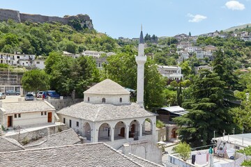 Fototapeta na wymiar The Historic Ottoman Architecture of Gjirokaster