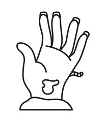 zombie hand icon