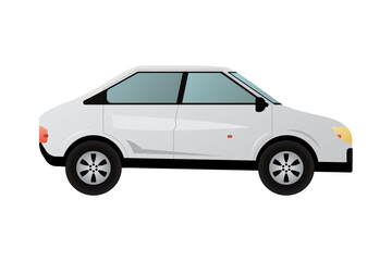 Fototapeta premium sedan car mockup