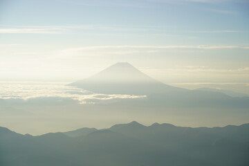 幻想的な富士山