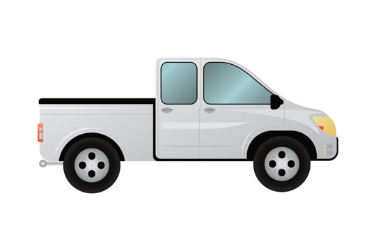 Pickup Truck Mockup