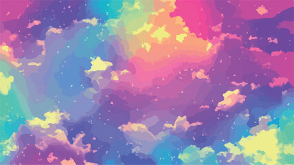 Abstract blurred gradient. Colorful clouds wallpaper 