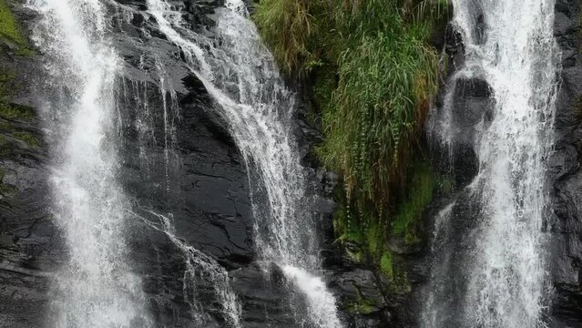aerial view of "Salto de las monjas" in La Vega, Cundinamarca