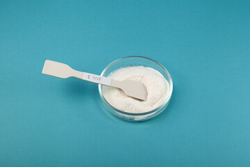 Carrageenan Gum Powder or Carrageenin. Food additive E407 or E407a. Carrageenan application is in dairy products, Soy milk and other plant milks: to thicken. Strong binding agent to food protein