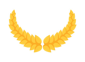 golden leaves wreath