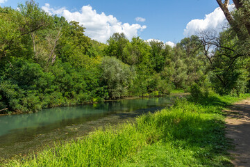 Fototapeta premium Iskar Panega Geopark along the Gold Panega River, Bulgaria