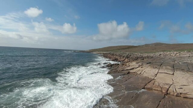 Drone footage of the coastline by Marameelan near Dungloe
