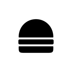 Burger icon vector for web and mobile app. burger sign and symbol. hamburger