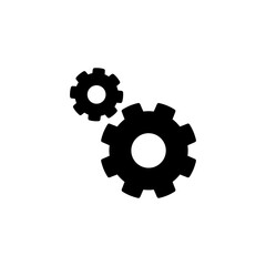 setting Icon vector for web and mobile app. Cog settings sign and symbol. Gear Sign