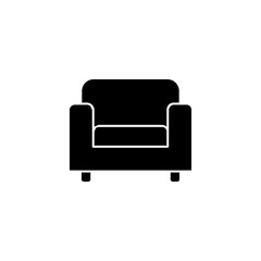 Sofa icon vector for web and mobile app. sofa sign and symbol. furniture icon