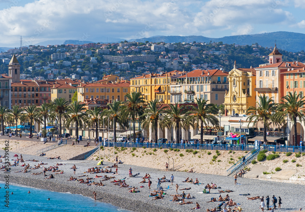 Sticker Nizza, Promenade des Anglais