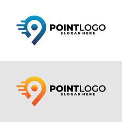 point logo vector design isolated