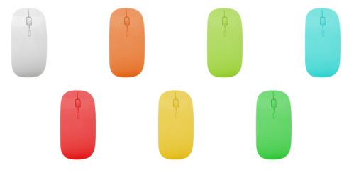 Computer Mouse Top View