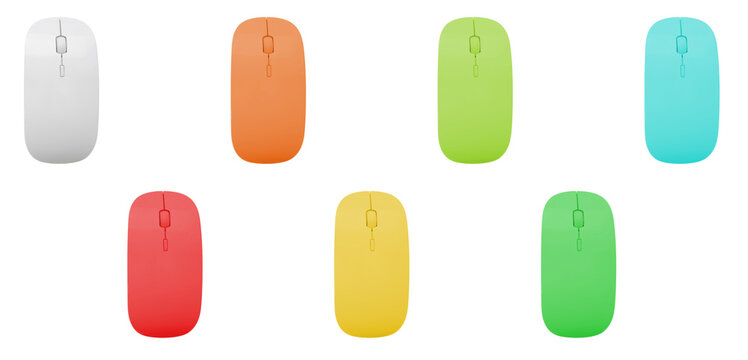 Computer Mouse Top View