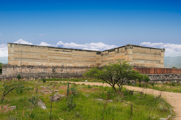Fototapeta na wymiar Archeaological site of Mitla, in Oaxaca, Mexico