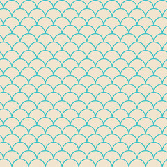 Fish scale seamless pattern