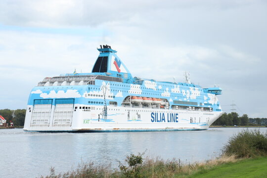 Velsen, the Netherlands - September 25th 2022: Silja Line Galaxy