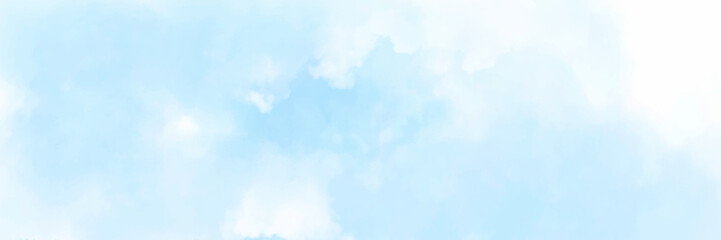 Background with clouds on blue sky. Blue Sky vector