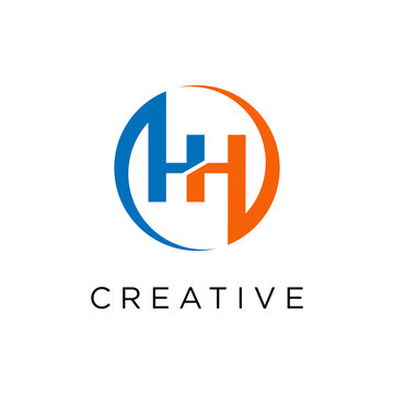 HH Letter Logo Design Template