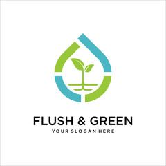 mangrove trees, logo vector with circle shape, with green color, iconic logo designs of tree