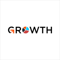 G Letter  Growth Logo Vector Template
