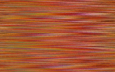 Seamless texture from smooth red orange horizontal lines. Abstract of textile, paper, or fabric texture illustration background for backdrop, fabric, home decor, wrapping, poster, website, mockup.