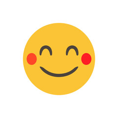 Smile. Vector illustration. emoji. Isolated 3D. Vector Emoji. for interface