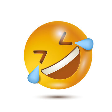 Rolling on the floor laughing. 3D stylized vector icon. smiling emoticon character design. Isolated 3D. for emoticon characters design collection. for ui interface