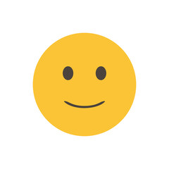 Vector illustration. smiling emoticon character design. Isolated 3D. Vector Emoji. for interface