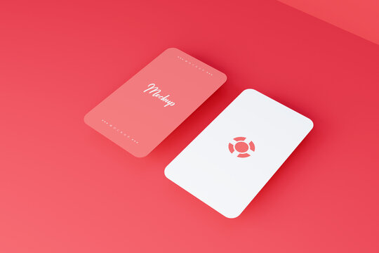 Modern Professional business card mockup design template for your brand