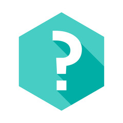 Question mark, FAQ sign, Help symbol, vector mark symbols light blue style. Isolated icon.