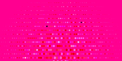 Dark Pink, Yellow vector background with spots.