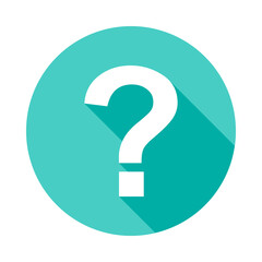 Question mark, FAQ sign, Help symbol, vector mark symbols light blue style. Isolated icon.
