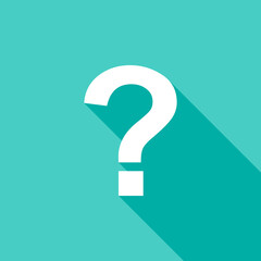 Question mark, FAQ sign, Help symbol, vector mark symbols light blue style. Isolated icon.