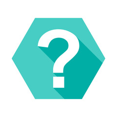 Question mark, FAQ sign, Help symbol, vector mark symbols light blue style. Isolated icon.