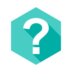 Question mark, FAQ sign, Help symbol, vector mark symbols light blue style. Isolated icon.
